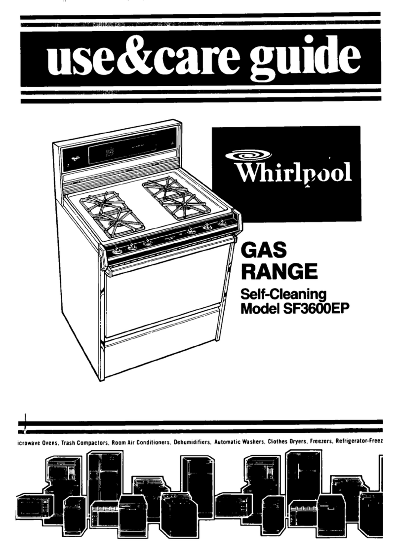 Whirlpool SF36OOEP Manual de usuario