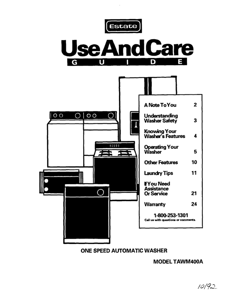 Whirlpool TAWM400A Manual de usuario