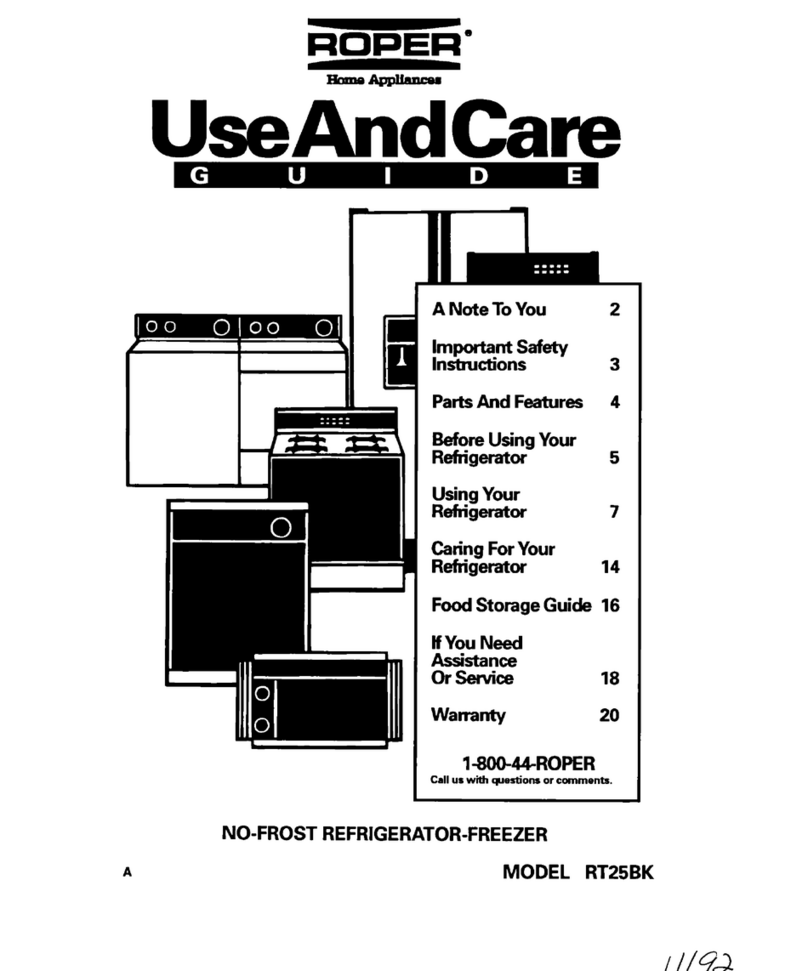 Whirlpool RT25BK Instrucciones de instalación