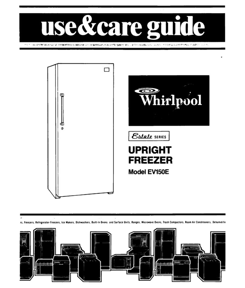 Whirlpool Estate EV150E Manual de usuario