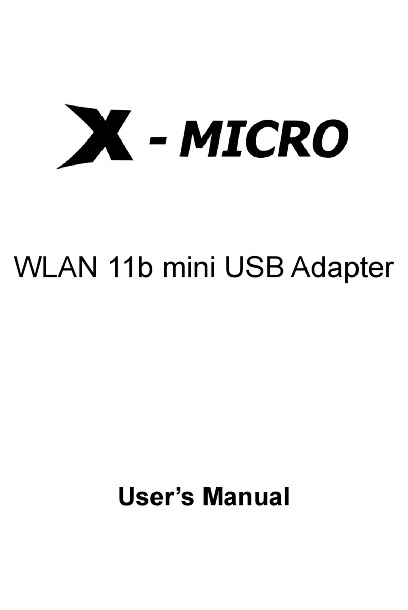 X-Micro 11b mini Manual de usuario