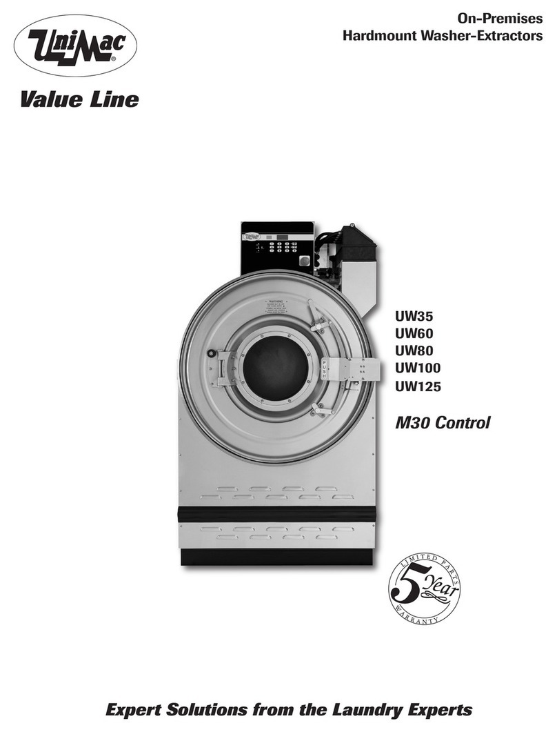 Unimac M30 CONTROL Manual de usuario