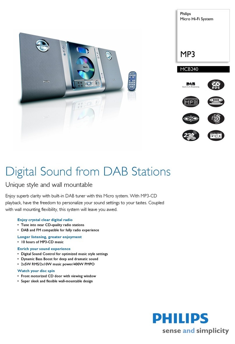 Philips MCB240 Manual de usuario