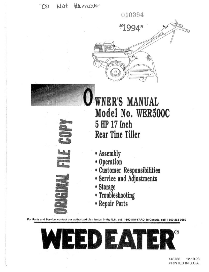 Weed Eater 10394 Manual de usuario