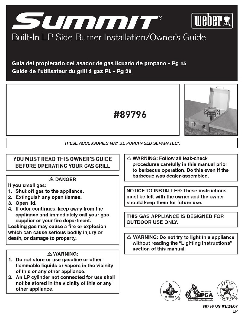 Weber Summit 89796 Manual de usuario