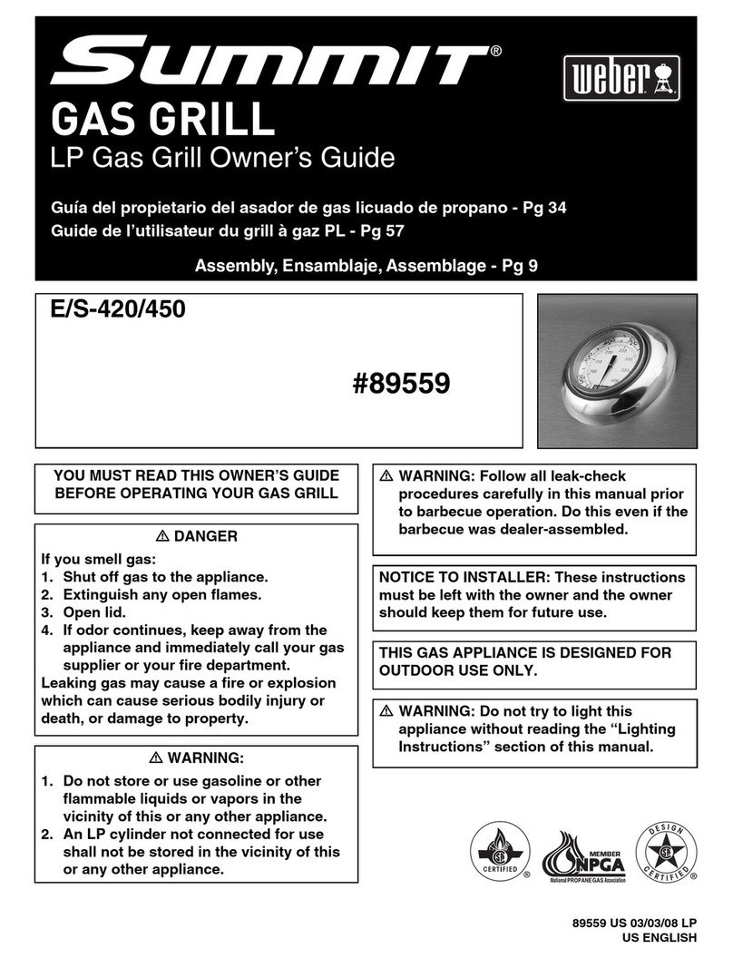 Weber Summit E/S-450 Manual de usuario