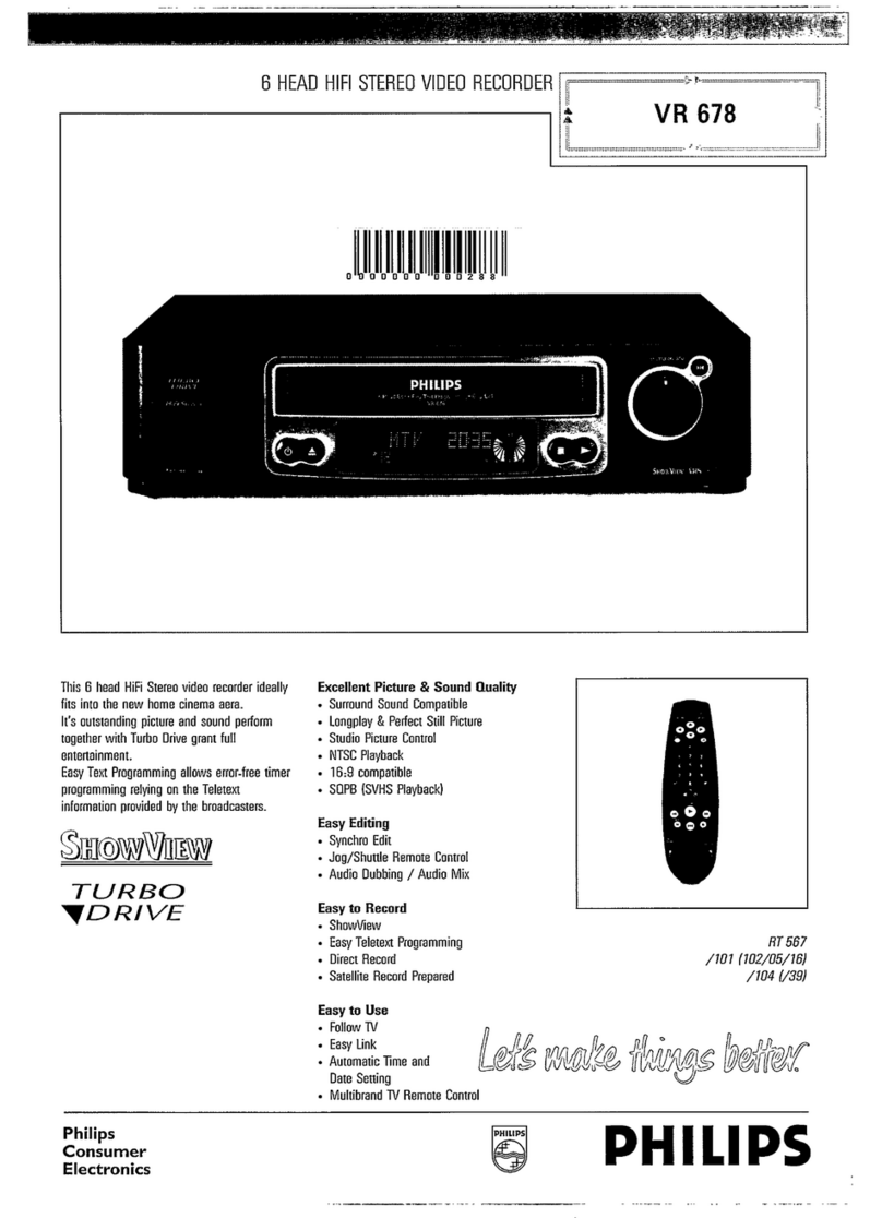 Philips VR 678 Manual de usuario