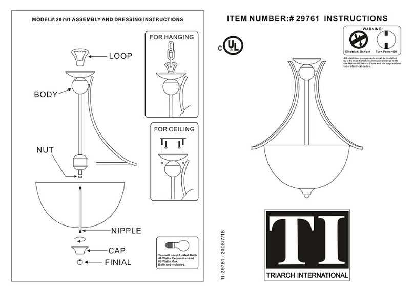 Triarch 29761 Manual de usuario