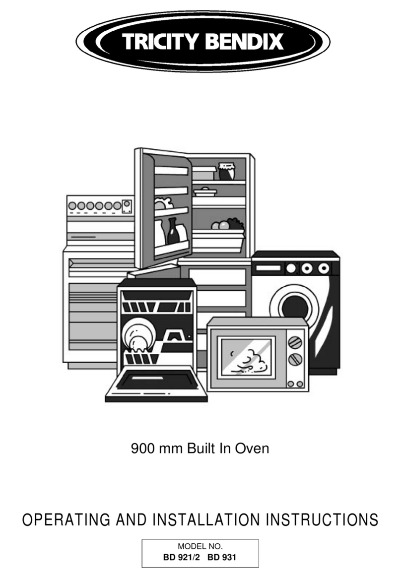 Tricity Bendix BD 931 Manual de usuario
