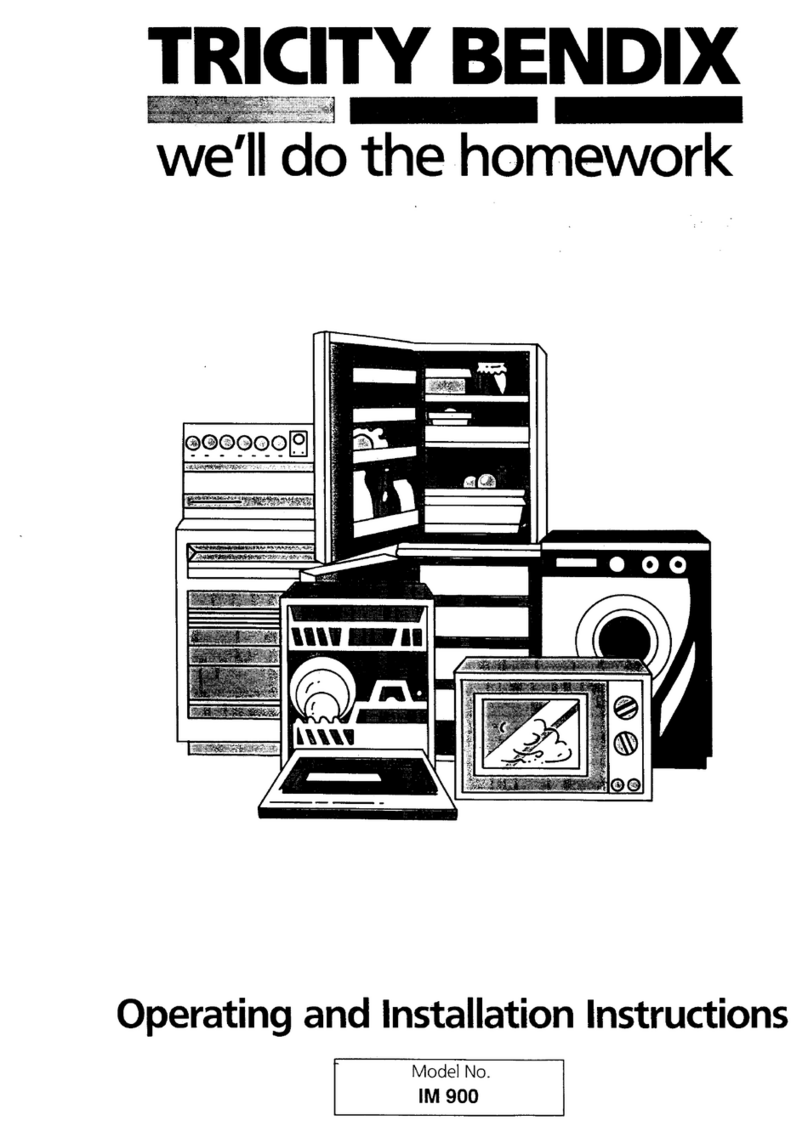 Tricity Bendix im900 Manual de usuario