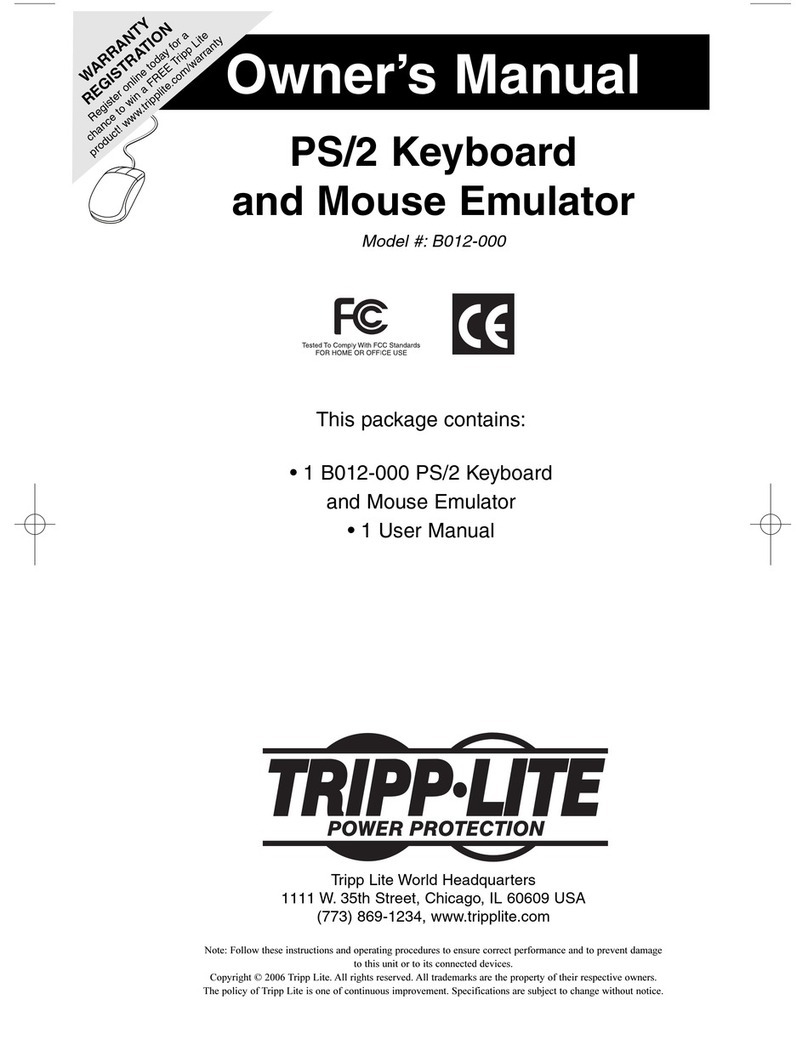 Tripp Lite B012-000 Manual de usuario Tripp Lite B012-000 Manual de usuario