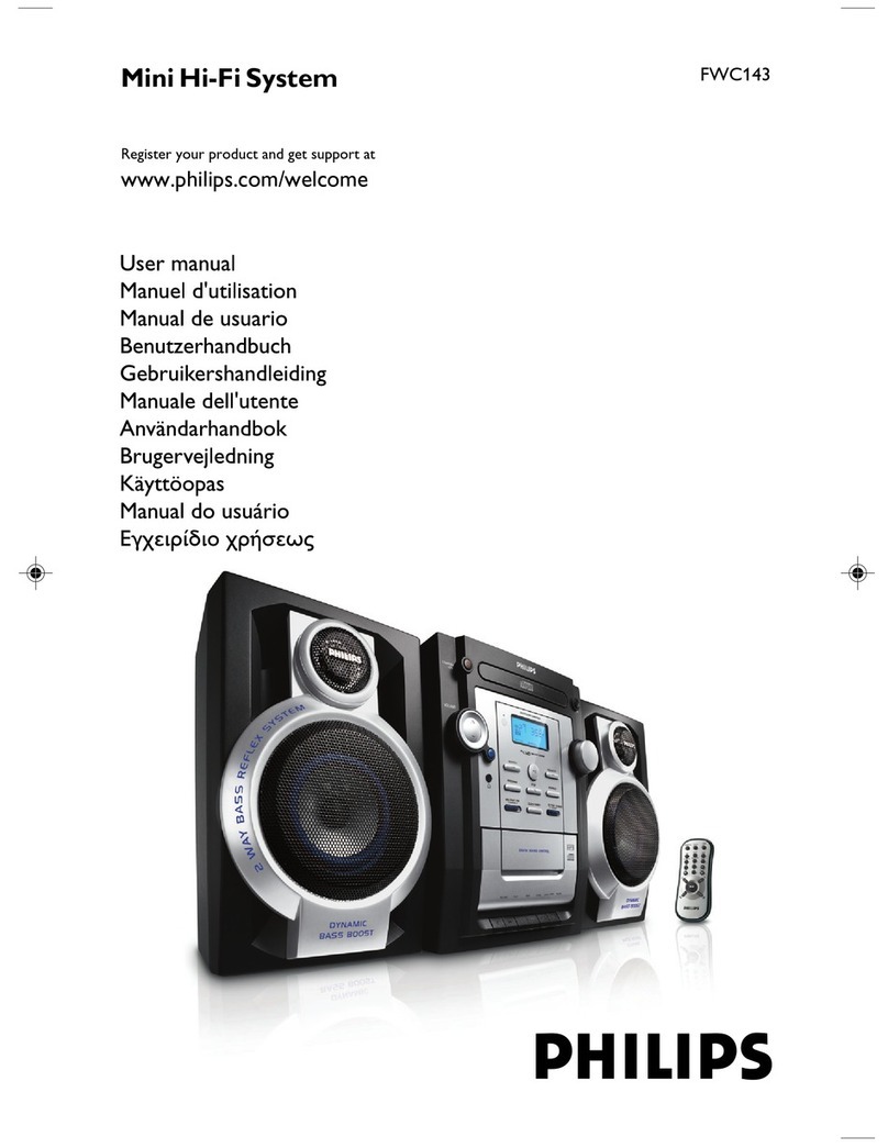 Philips FWC143/12 Manual de usuario