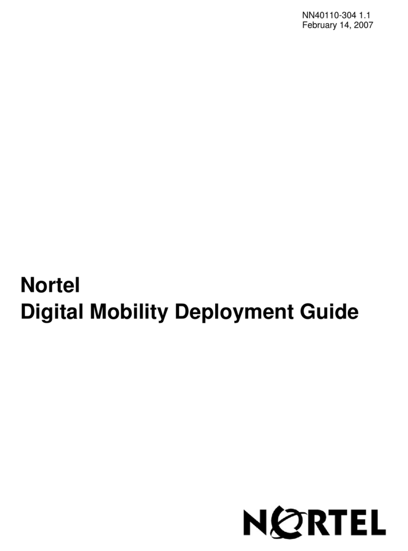Nortel 7430 Guía de referencia rápida