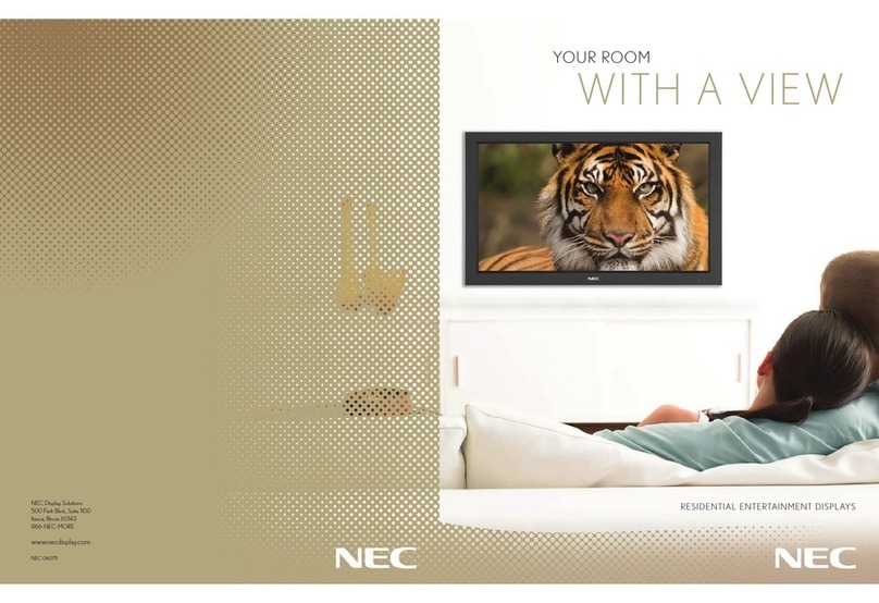 NEC MultiSync SC40 Manual de usuario