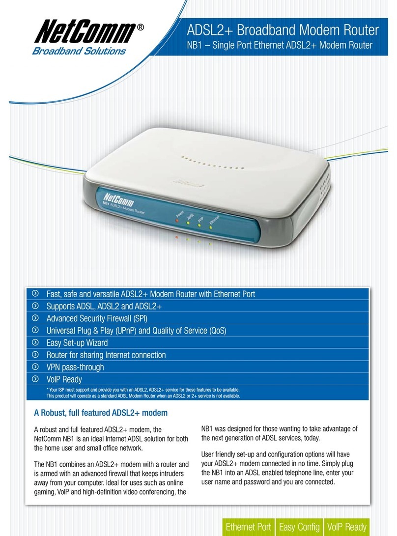 NetComm NB1 Manual de usuario