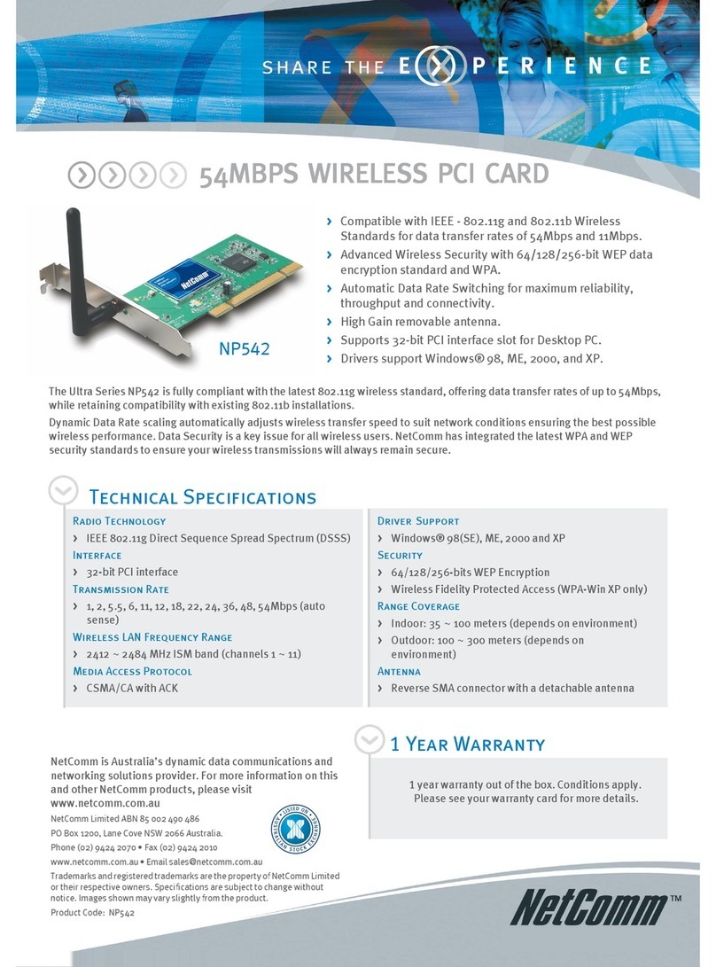 NetComm NP542 Manual de usuario