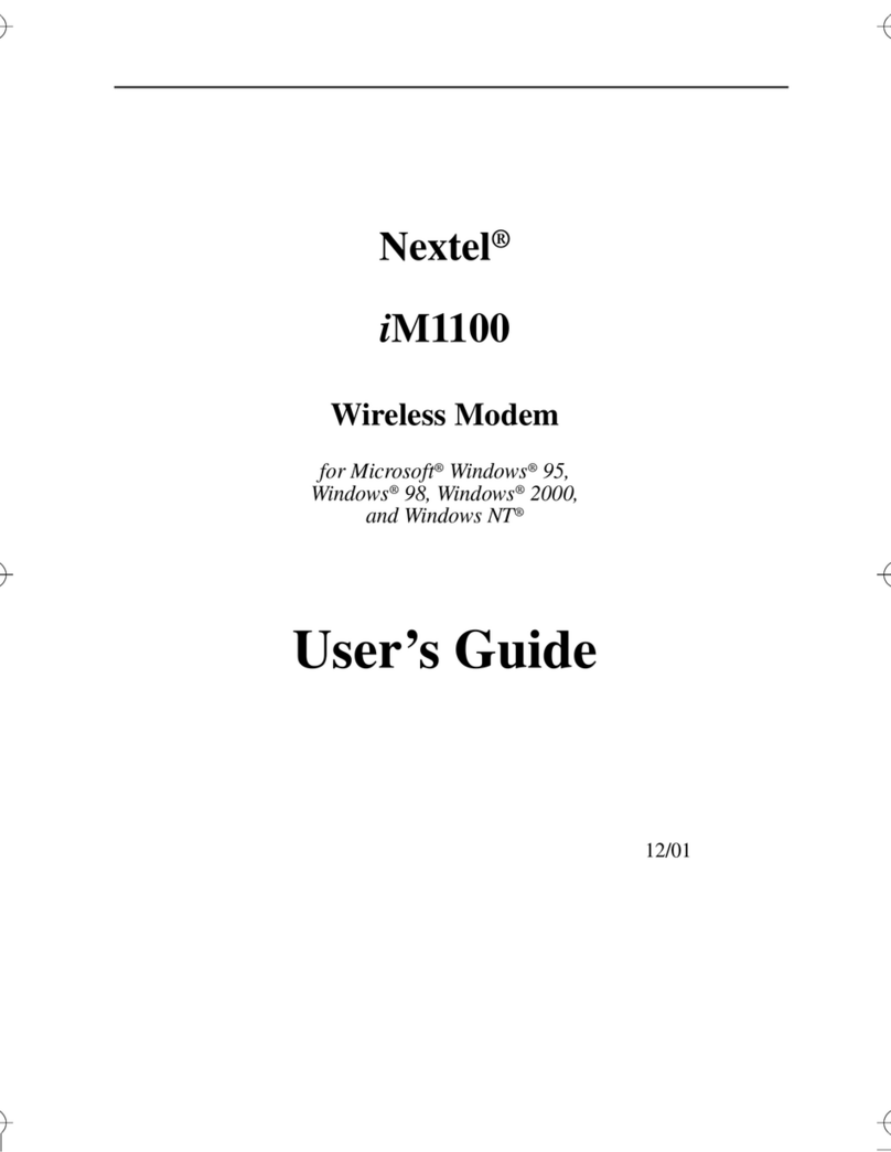 Nextel iM1100 Manual de usuario Nextel iM1100 Manual de usuario