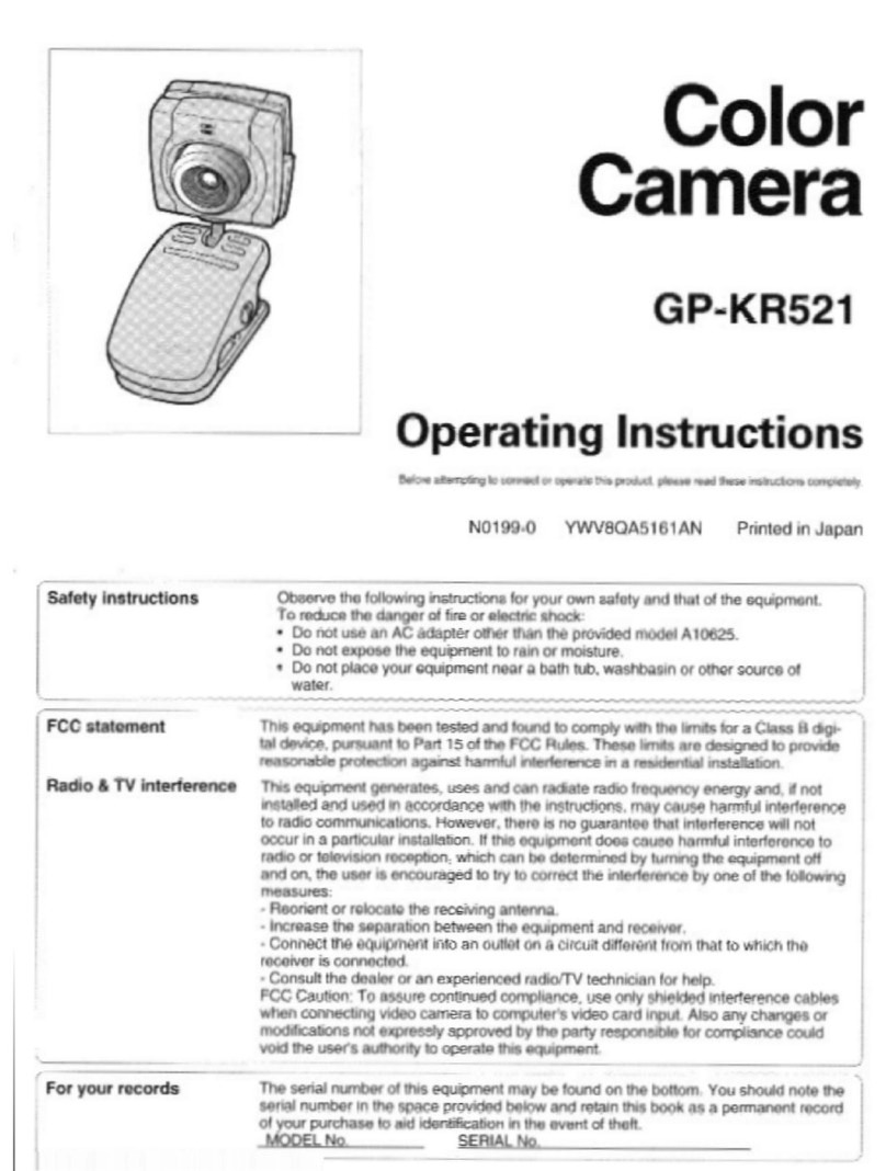 Panasonic GP-KR521 Manual de usuario