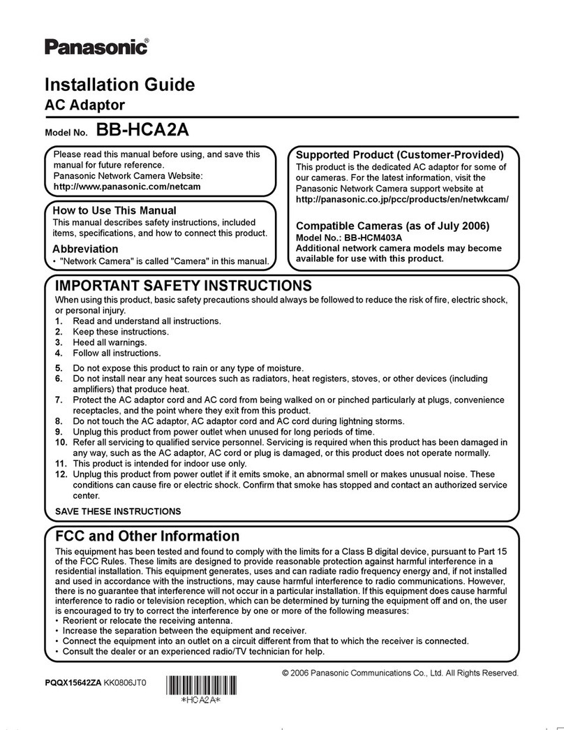 Panasonic BB-HCM403A Manual de usuario