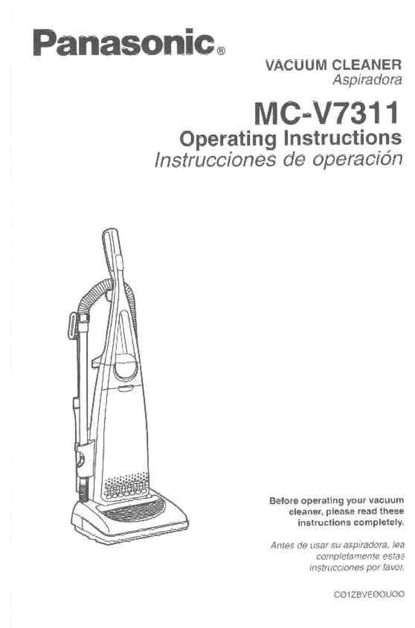 Panasonic MCV7311 - UPRIGHT VACUUMM Manual de usuario