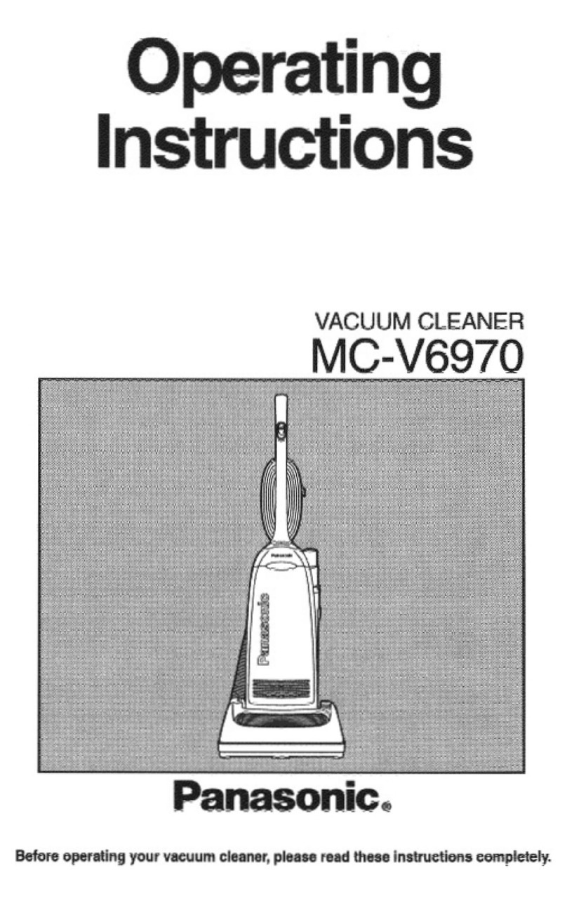 Panasonic MCV6970 - UPRIGHT VACUUM-68 Manual de usuario