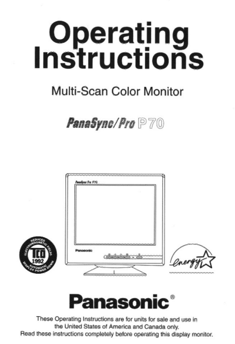 Panasonic PANASYNC P70 Manual de usuario Panasonic PANASYNC P70 Manual de usuario
