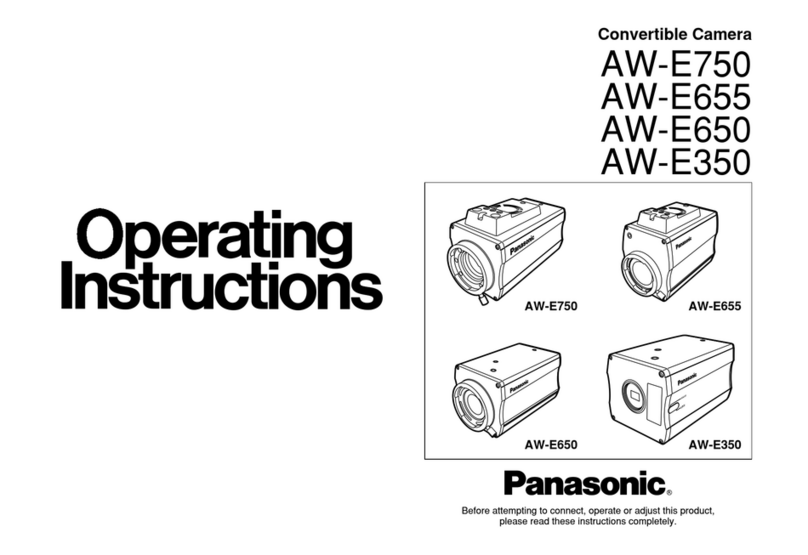 Panasonic AWE350 - COLOR CAMERA Manual de usuario