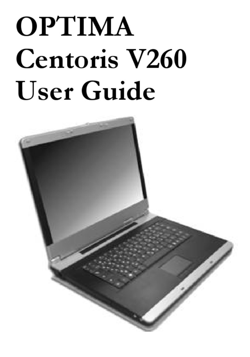 Optima Centoris V260 Manual de usuario