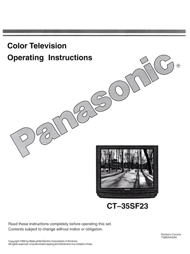 Panasonic CT-35SF23 Manual de usuario