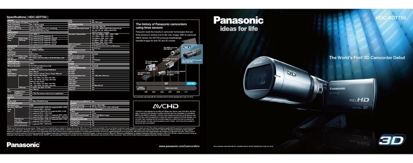 Panasonic HDC-SDT750 Manual de usuario
