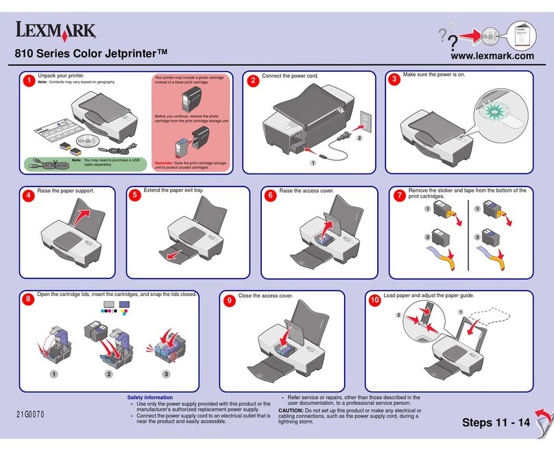 Lexmark 810 Series Manual de usuario