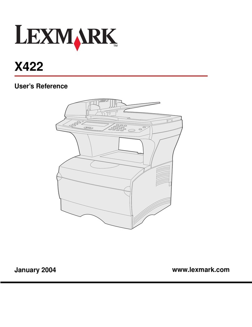 Lexmark X422 Hoja de información del producto