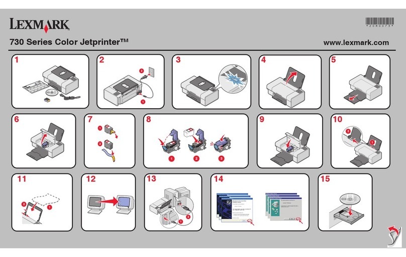 Lexmark Z730 Color Jetprinter Manual de usuario Lexmark Z730 Color Jetprinter Manual de usuario