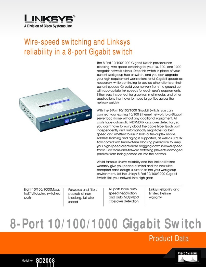 Linksys SD2008 Manual de operación