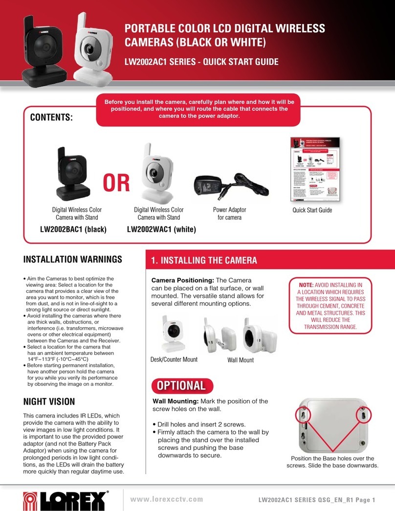 Lorex LW2002BAC1 Manual de usuario