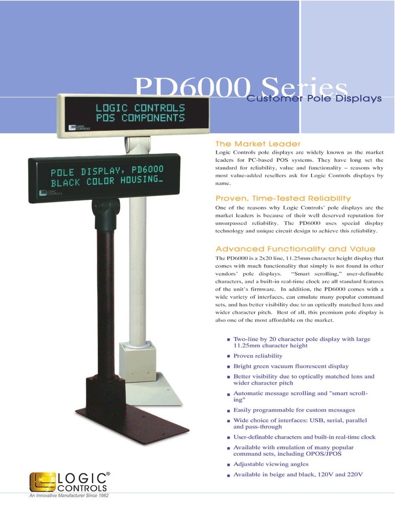 Logic Controls PD6000 Manual de usuario