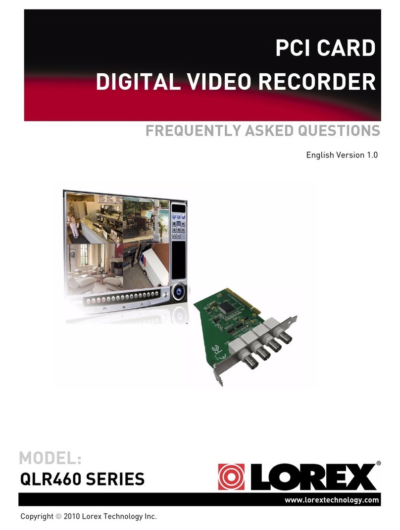 Lorex QLR464 Manual de instrucciones