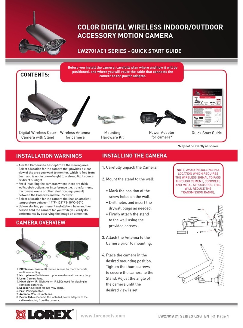 Lorex LW2701AC1 Series Manual de usuario