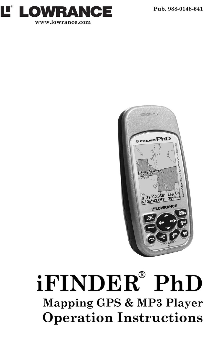 Lowrance iFINDER PhD Manual de usuario Lowrance iFINDER PhD Manual de usuario
