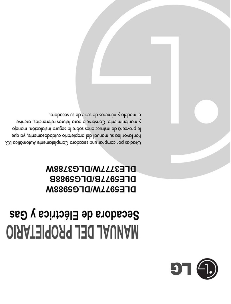 LG DLE3777 Manual de usuario