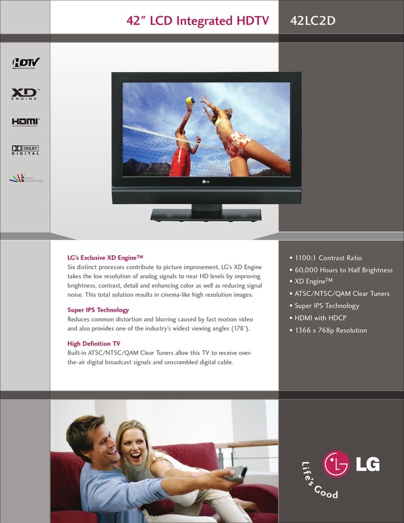 LG 42LC2D Series Manual de usuario