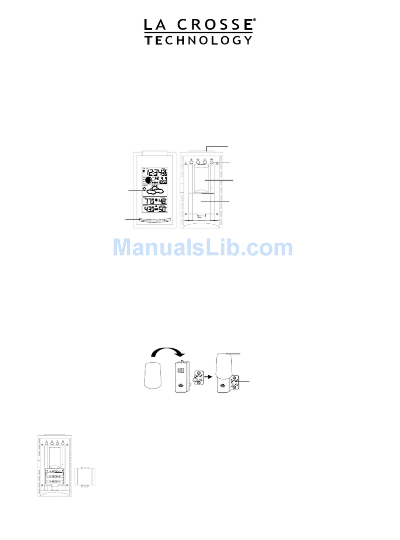La Crosse Technology WS-9025U Manual de usuario