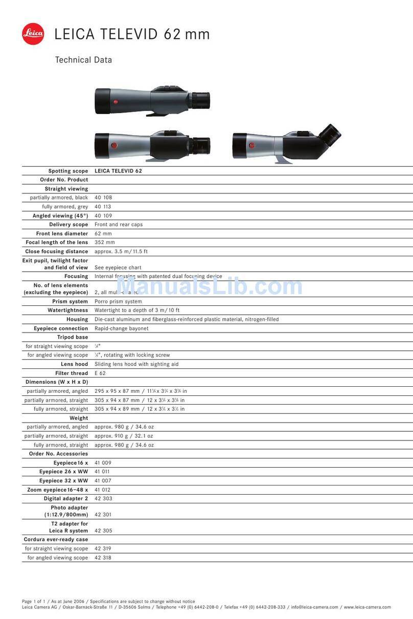 Leica APO Televid 62 Manual de usuario