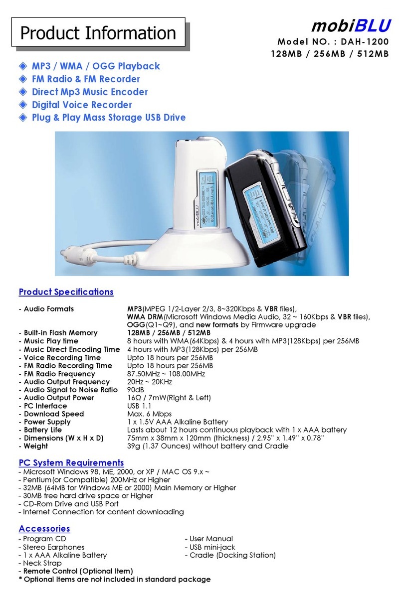 MobiBlu DAH-1200 Manual de usuario MobiBlu DAH-1200 Manual de usuario