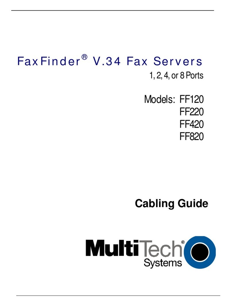 Multitech FaxFinder FF-120 Manual de usuario