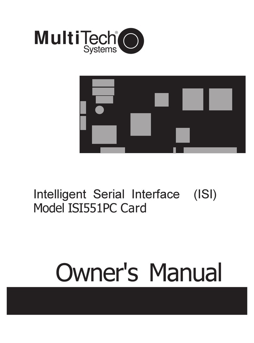 Multitech ISI551PC Manual de usuario