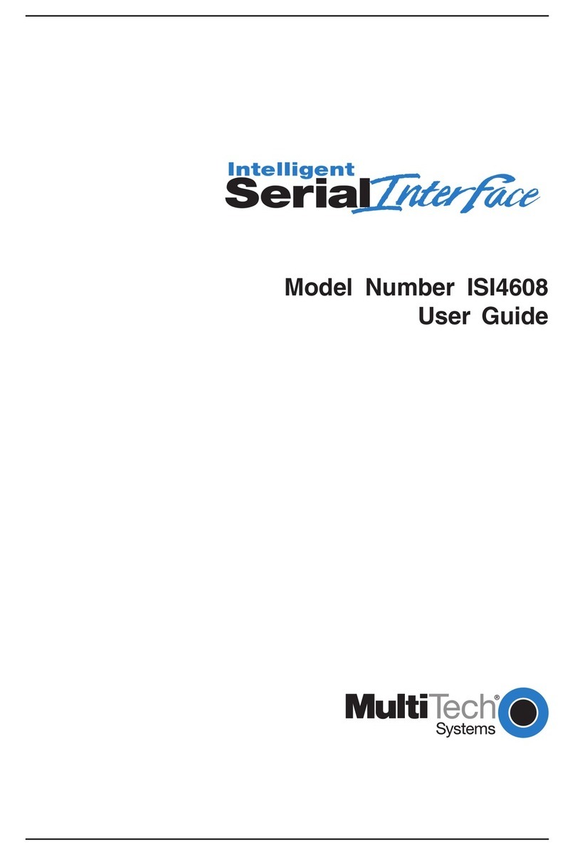Multitech ISI4608 Manual de usuario