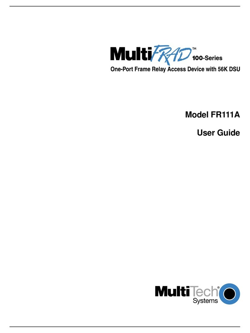 Multitech MultiFrad FR111A Manual de usuario