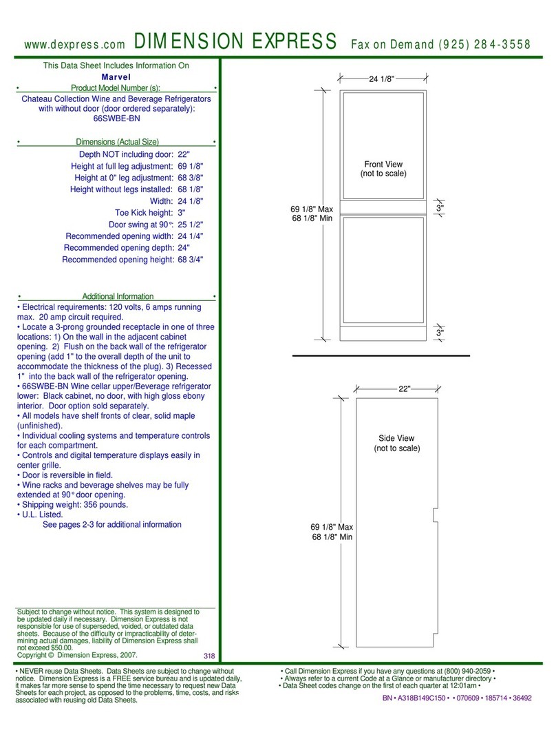 Marvel 66SWBE-BN Manual de usuario
