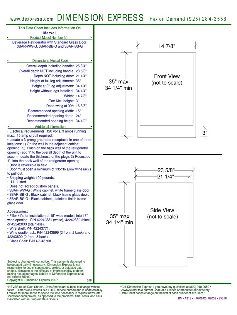 Marvel 3BAR-BB-G Manual de usuario